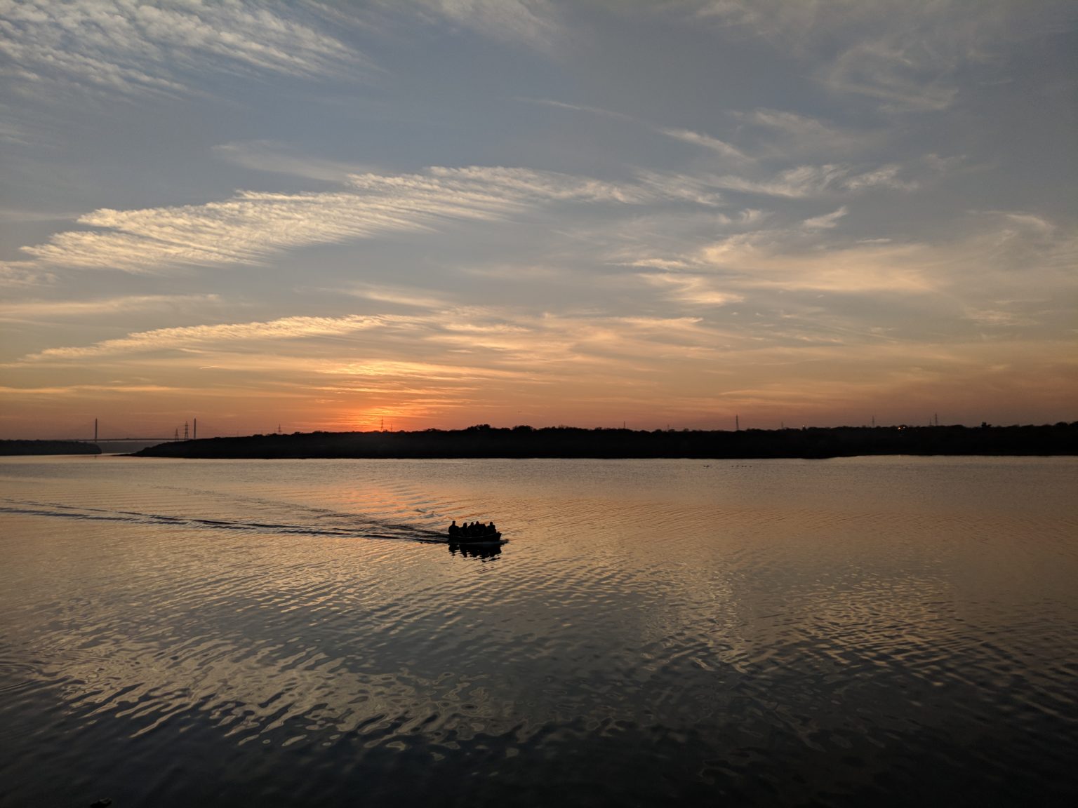 The sunset ride